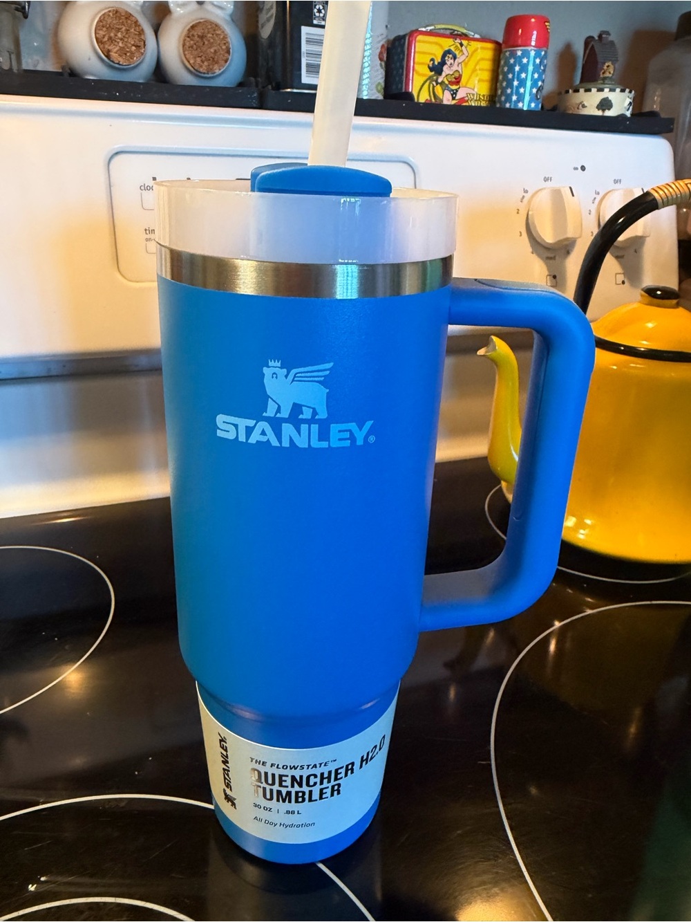 Stanley Blue Insulated Quencher H2.0 Tumbler with Handle